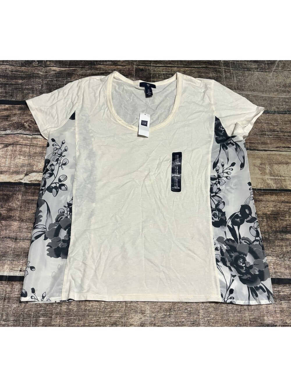 Gap Top Womens Small Floral Side Panels